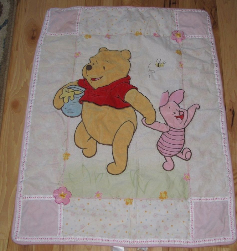 pink winnie the pooh baby blanket