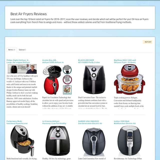 Top Ten Air Fryers Reviews