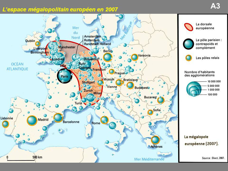 Pôles et aires de puissance